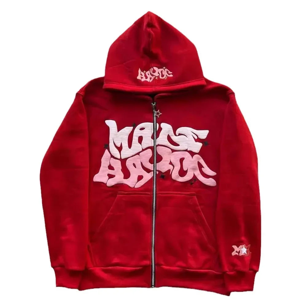 NovaEmpire™Graphic Zip-Up Hoodie