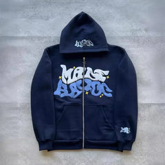 NovaEmpire™Graphic Zip-Up Hoodie